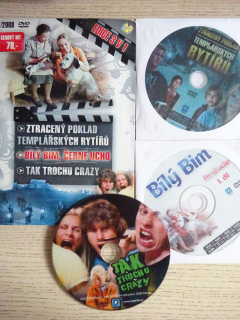 ZTRACENÝ POKLAD TEMPLÁŘSKÝCH RYTÍŘŮ, BÍLÝ BIM, ČERNÉ UCHO, TAK TROCHU CRAZY, DVD FILM
