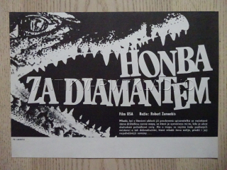 HONBA ZA DIAMANTEM, FILMOVÝ LETÁK