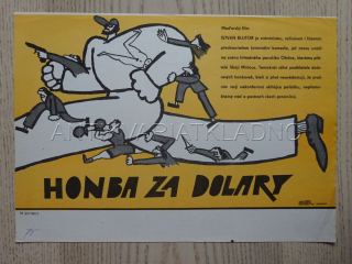 HONBA ZA DOLARY, FILMOVÝ LETÁK