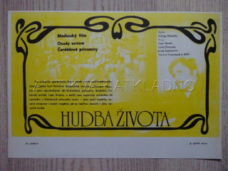 HUDBA ŽIVOTA, FILMOVÝ LETÁK