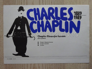 CHARLES CHAPLIN, FILMOVÝ LETÁK