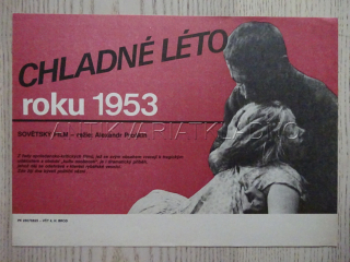 CHLADNÉ LÉTO ROKU 1953, FILMOVÝ LETÁK