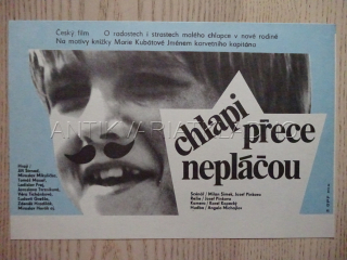 CHLAPI PŘECE NEPLÁČOU, FILMOVÝ LETÁK