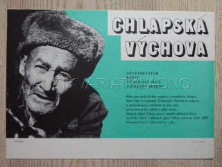 CHLAPSKÁ VÝCHOVA, FILMOVÝ LETÁK