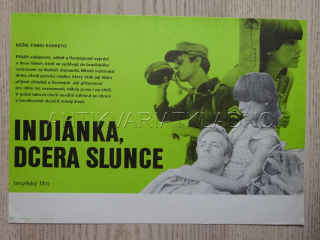 INDIÁNKA, DCERA SLUNCE, FILMOVÝ LETÁK