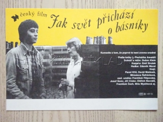 JAK SVĚT PŘICHÁZÍ O BÁSNÍKY, FILMOVÝ LETÁK