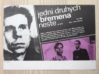 JEDNI DRUHÝCH BŘEMENA NESTE..., FILMOVÝ LETÁK