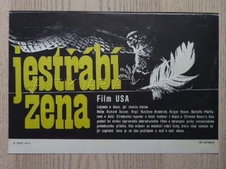 JESTŘÁBÍ ŽENA, FILMOVÝ LETÁK