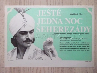 JEŠTĚ JEDNA NOC ŠEHEREZÁDY, FILMOVÝ LETÁK