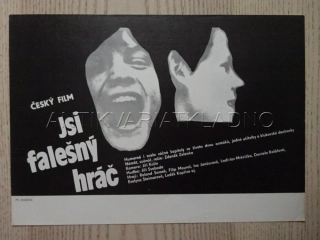 JSI FALEŠNÝ HRÁČ, FILMOVÝ LETÁK