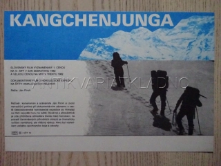 KANGCHENJUNGA, FILMOVÝ LETÁK