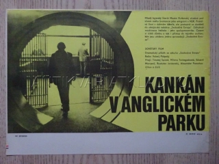KANKÁN V ANGLICKÉM PARKU, FILMOVÝ LETÁK