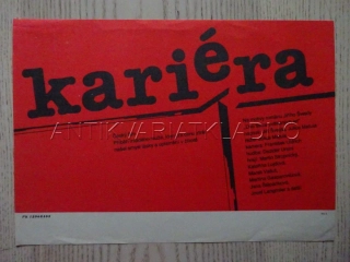 KARIÉRA, FILMOVÝ LETÁK
