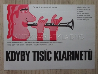 KDYBY TISÍC KLARINETŮ, FILMOVÝ LETÁK