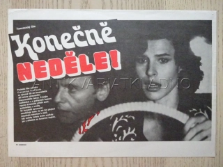 KONEČNĚ NEDĚLE!, FILMOVÝ LETÁK