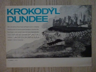 KROKODÝL DUNDEE, FILMOVÝ LETÁK