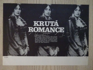 KRUTÁ ROMANCE, FILMOVÝ LETÁK
