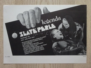 LEGENDA ZLATÉ PERLE, FILMOVÝ LETÁK