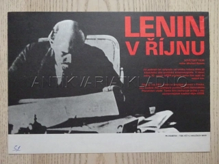 LENIN V ŘÍJNU, FILMOVÝ LETÁK