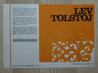 LEV TOLSTOJ, FILMOVÝ LETÁK
