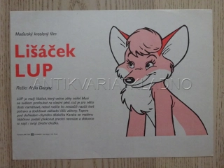 LIŠÁČEK LUP, FILMOVÝ LETÁK