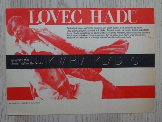 LOVEC HADŮ, FILMOVÝ LETÁK