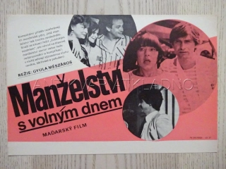 MANŽELSTVÍ S VOLNÝM DNEM, FILMOVÝ LETÁK