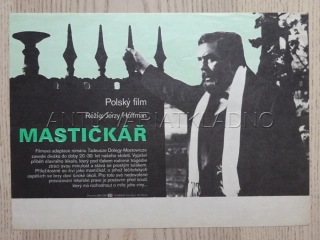 MASTIČKÁŘ, FILMOVÝ LETÁK