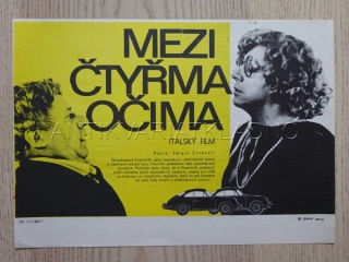 MEZI ČTYŘMA OČIMA, FILMOVÝ LETÁK