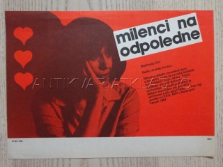 MILENCI NA ODPOLEDNE, FILMOVÝ LETÁK