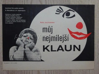 MŮJ NEJMILEJŠÍ KLAUN, FILMOVÝ LETÁK