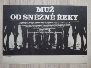 MUŽ OD SNĚŽNÉ ŘEKY, FILMOVÝ LETÁK