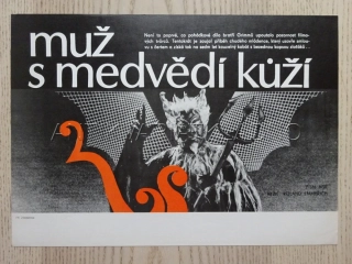 MUŽ S MEDVĚDÍM KŮŽÍ, FILMOVÝ LETÁK