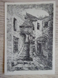SCHODY, STAVENÍ, KRESLENÉ, 1943