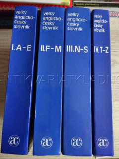 VELKÝ ANGLICKO- ČESKÝ SLOVNÍK 1-4, **an