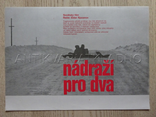 NÁDRAŽÍ PRO DVA, FILMOVÝ LETÁK