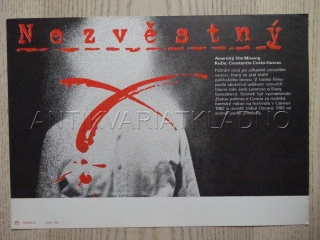 NEZVĚSTNÝ, FILMOVÝ LETÁK