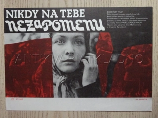 NIKDY NA TEBE NEZAPOMENU, FILMOVÝ LETÁK
