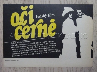 OČI ČERNÉ, FILMOVÝ LETÁK