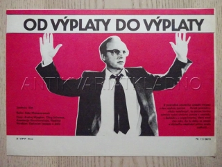 OD VÝPLATY DO VÝPLATY, FILMOVÝ LETÁK