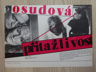 OSUDOVÁ PŘITAŽLIVOST, FILMOVÝ LETÁK