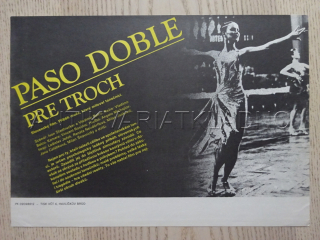 PASO DOBLE, FILMOVÝ LETÁK