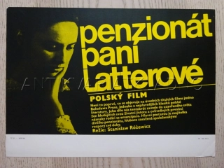 PENZIONÁT PANÍ LATTEROVÉ, FILMOVÝ LETÁK
