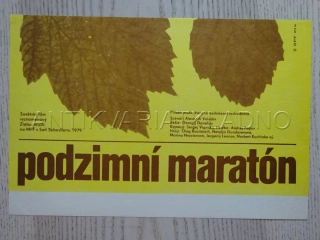 PODZIMNÍ MARATÓN, FILMOVÝ LETÁK