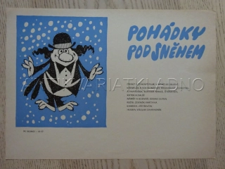 POHÁDKY POD SNĚHEM, ZDENĚK SMETANA, FILMOVÝ LETÁK
