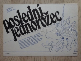 POSLEDNÍ JEDNOROŽEC, FILMOVÝ LETÁK