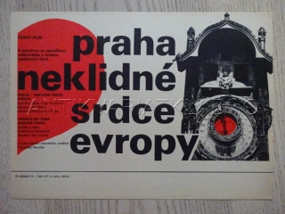 PRAHA NEKLIDNÉ SRDCE EVROPY, FILMOVÝ LETÁK