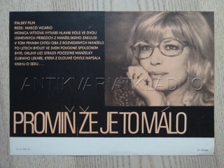 PROMIŇ, ŽE JE TO MÁLO, FILMOVÝ LETÁK