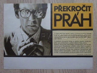 PŘEKROČIT PRÁH, FILMOVÝ LETÁK