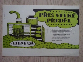 PŘES VELKÝ PŘEDĚL, FILMOVÝ LETÁK